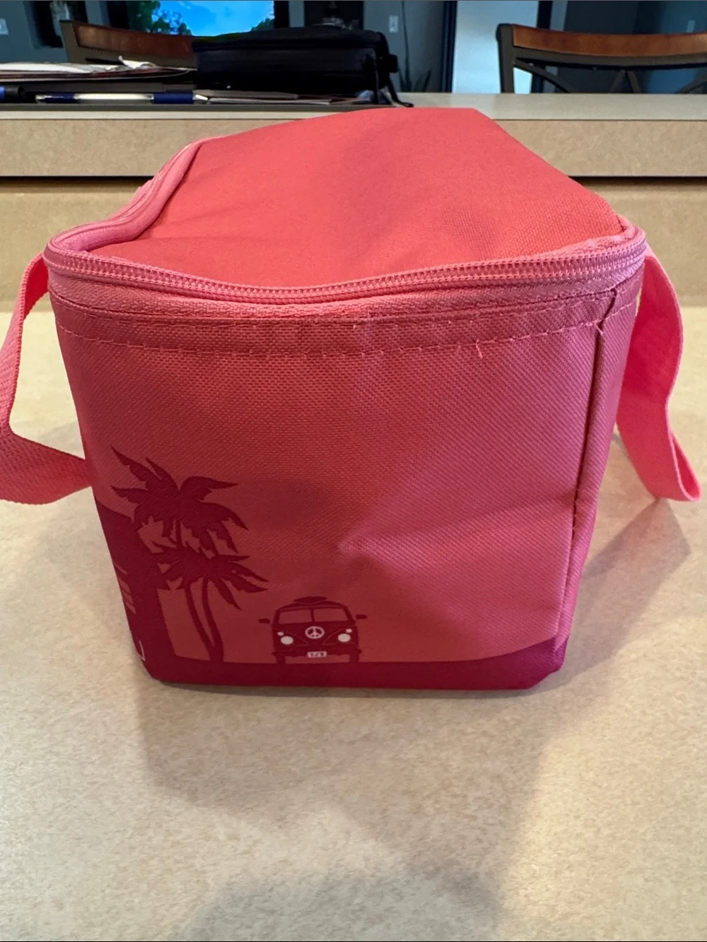Trader Joe's Pink Insulated Lunch Tote